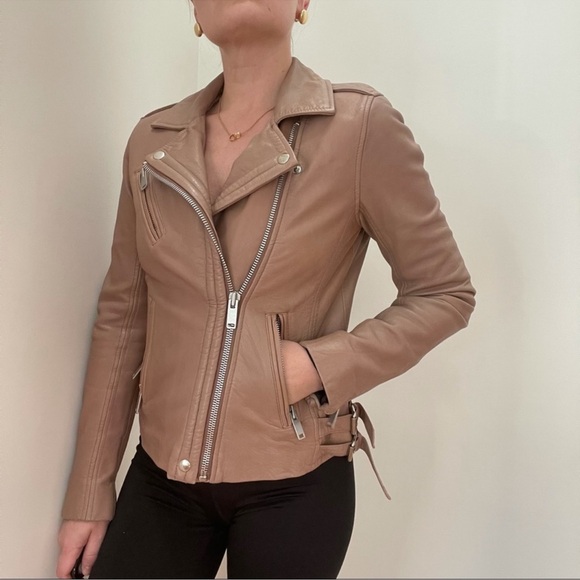 Amaryllis Women's Lambskin Leather Jacket - Picture 3 of 10